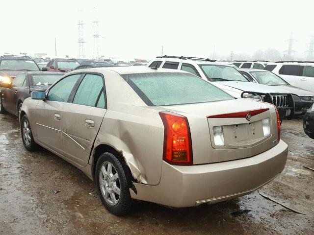 1G6DM57T660190756 - 2006 CADILLAC CTS GOLD photo 3