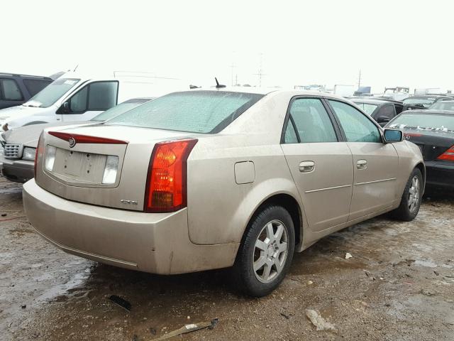 1G6DM57T660190756 - 2006 CADILLAC CTS GOLD photo 4