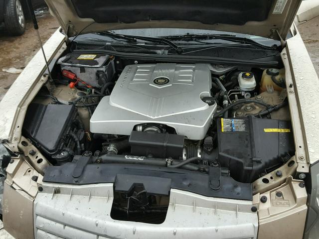 1G6DM57T660190756 - 2006 CADILLAC CTS GOLD photo 7