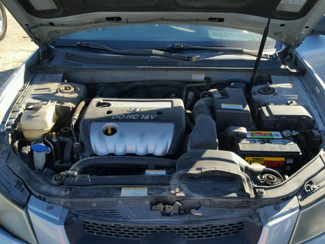 5NPET46C18H301803 - 2008 HYUNDAI SONATA GLS BLUE photo 7