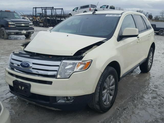 2FMDK38C97BB43528 - 2007 FORD EDGE SEL CREAM photo 2