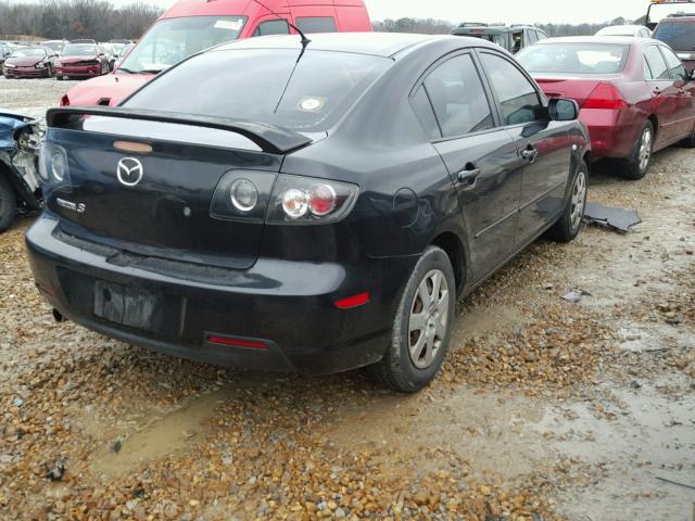 JM1BK12F671730669 - 2007 MAZDA 3 I BLACK photo 4