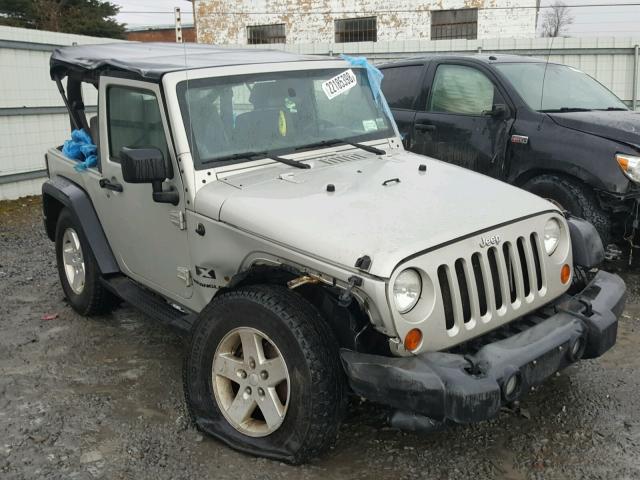 1J4FA24117L139191 - 2007 JEEP WRANGLER X SILVER photo 1