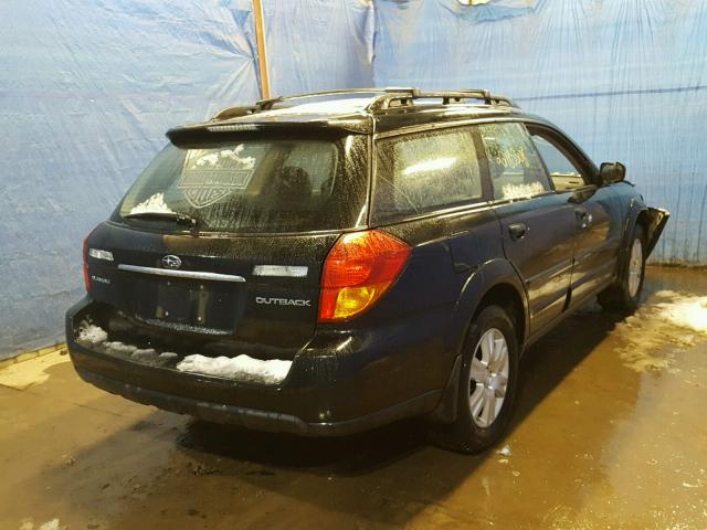 4S4BP61C656361149 - 2005 SUBARU LEGACY OUT BLACK photo 4