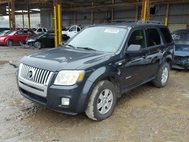 4M2CU81138KJ18237 - 2008 MERCURY MARINER GRAY photo 2