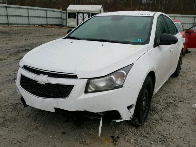 1G1PA5SH7F7115974 - 2015 CHEVROLET CRUZE LS WHITE photo 2