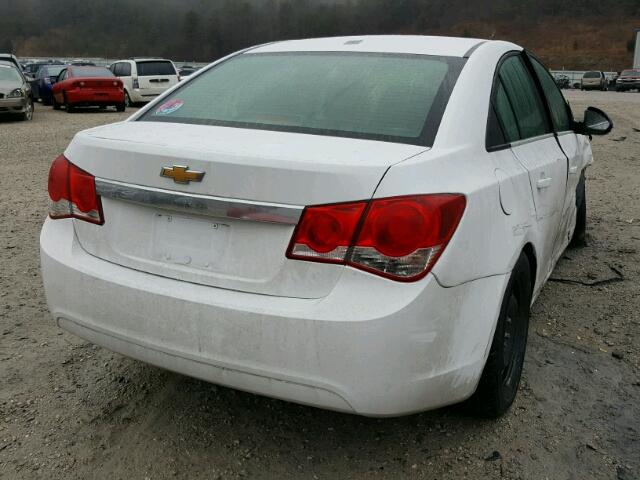 1G1PA5SH7F7115974 - 2015 CHEVROLET CRUZE LS WHITE photo 4