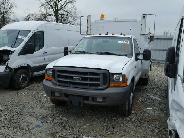 1FDWF36L9XEA77583 - 1999 FORD F350 SUPER WHITE photo 2