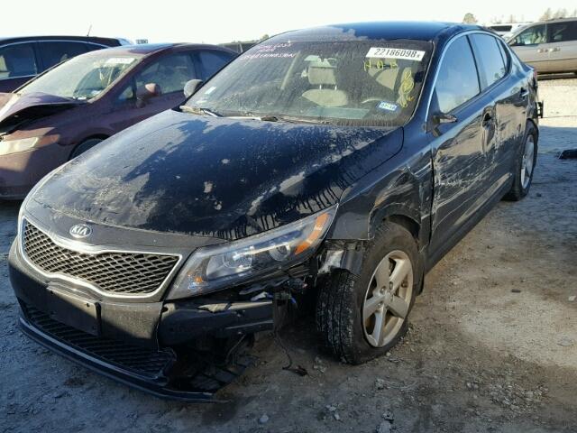 5XXGM4A76FG374660 - 2015 KIA OPTIMA LX BLACK photo 2