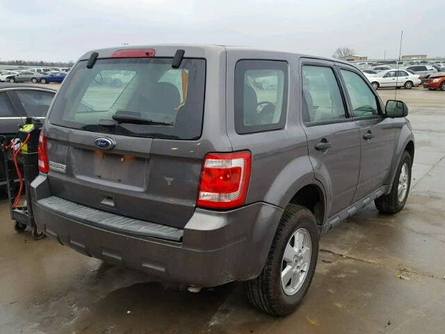 1FMCU0C78BKB14941 - 2011 FORD ESCAPE XLS GRAY photo 4