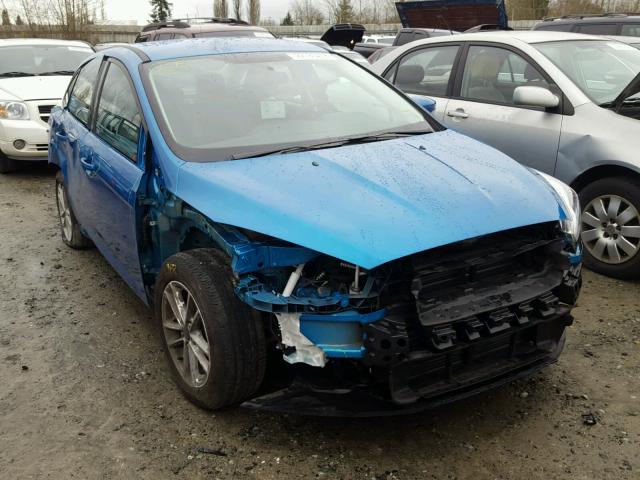 1FADP3F22HL223535 - 2017 FORD FOCUS SE BLUE photo 1