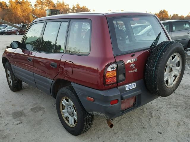 JT3HP10V7X0217429 - 1999 TOYOTA RAV4 RED photo 3