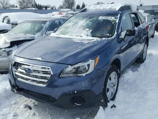 4S4BSBAC3F3346313 - 2015 SUBARU OUTBACK 2. BLUE photo 2