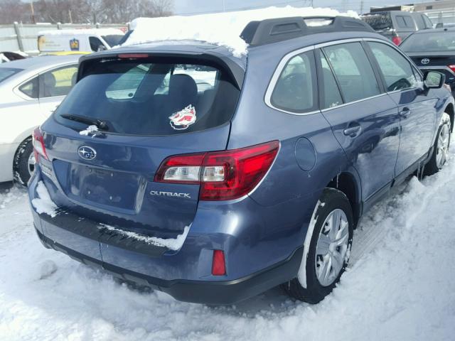 4S4BSBAC3F3346313 - 2015 SUBARU OUTBACK 2. BLUE photo 4