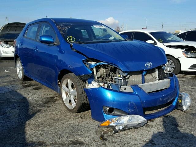 2T1KE4EE5AC039325 - 2010 TOYOTA COROLLA MA BLUE photo 1