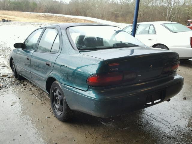 1Y1SK526XTZ004585 - 1996 GEO PRIZM BASE GREEN photo 3