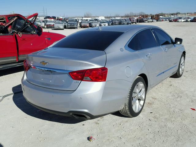 1G1155S36EU147717 - 2014 CHEVROLET IMPALA LTZ SILVER photo 4