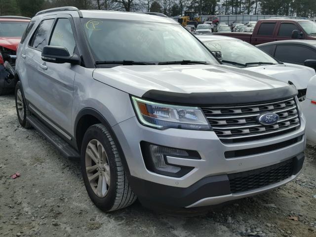 1FM5K7DHXHGC08569 - 2017 FORD EXPLORER X SILVER photo 1