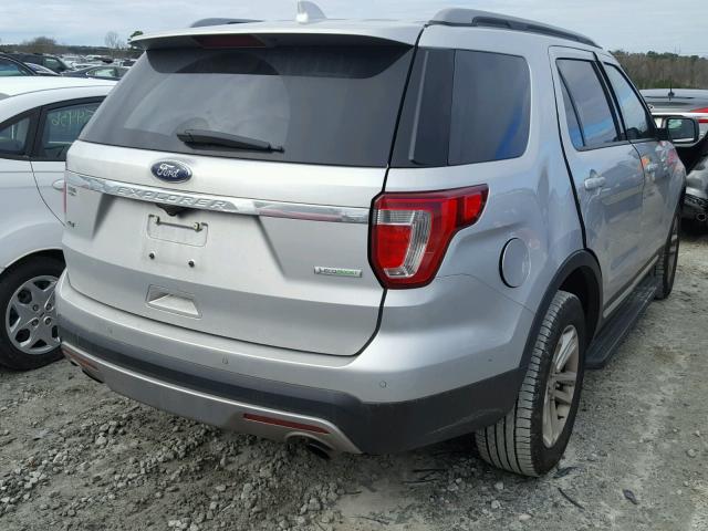 1FM5K7DHXHGC08569 - 2017 FORD EXPLORER X SILVER photo 4