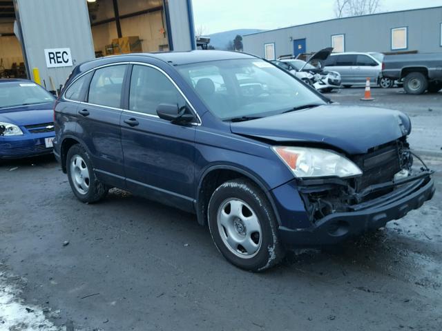 5J6RE38318L005687 - 2008 HONDA CR-V LX BLUE photo 1