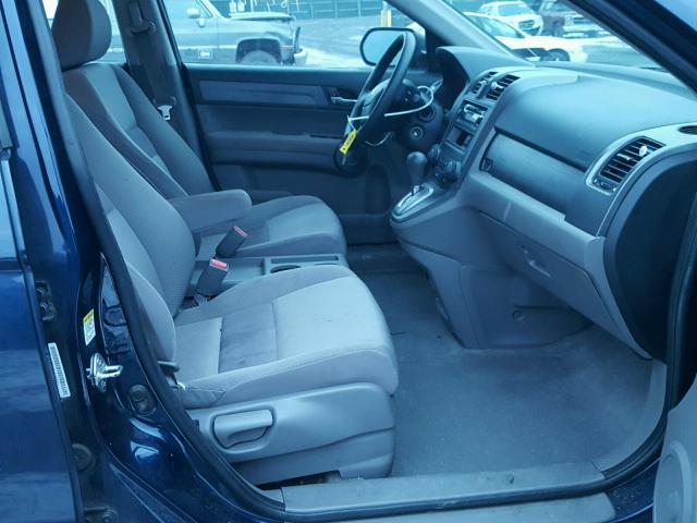 5J6RE38318L005687 - 2008 HONDA CR-V LX BLUE photo 5