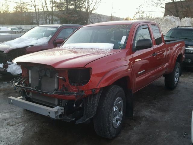 5TEUU4EN6AZ722074 - 2010 TOYOTA TACOMA ACC RED photo 2