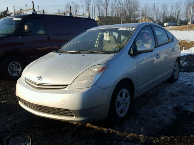 JTDKB22UX40103530 - 2004 TOYOTA PRIUS GRAY photo 2