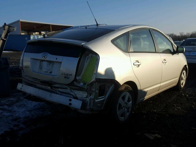 JTDKB22UX40103530 - 2004 TOYOTA PRIUS GRAY photo 4