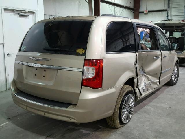 2C4RC1CG7DR542236 - 2013 CHRYSLER TOWN & COU TAN photo 4