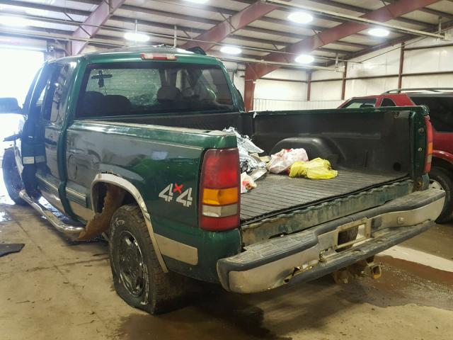 1GCEK19T6XE132650 - 1999 CHEVROLET SILVERADO GREEN photo 3