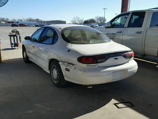 1FAFP53S5XA261487 - 1999 FORD TAURUS SE WHITE photo 3