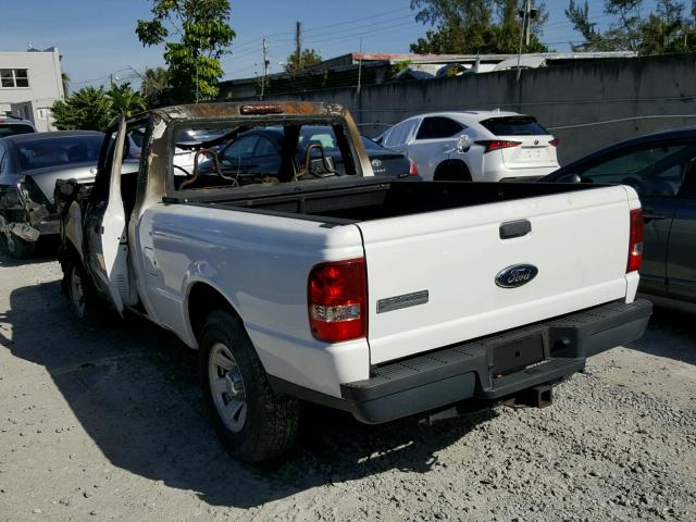 1FTYR10D49PA64001 - 2009 FORD RANGER WHITE photo 3