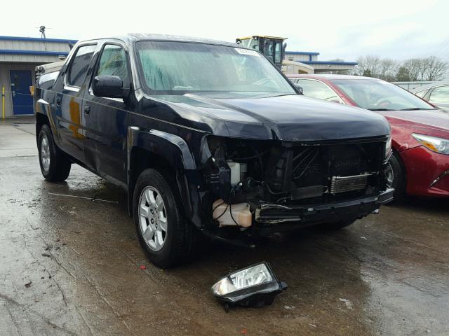 2HJYK16536H547902 - 2006 HONDA RIDGELINE BLACK photo 1