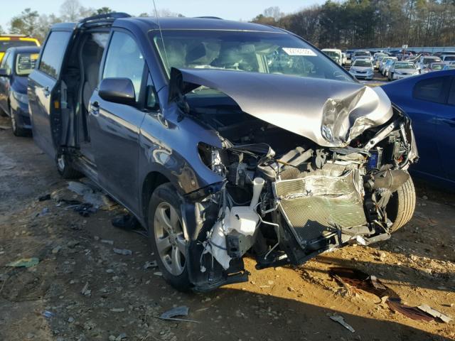 5TDKK3DC2DS292486 - 2013 TOYOTA SIENNA LE GRAY photo 1