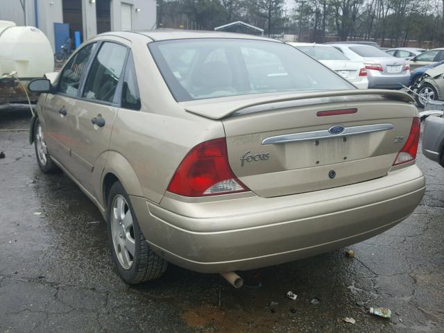 1FAFP38342W180143 - 2002 FORD FOCUS ZTS GRAY photo 3