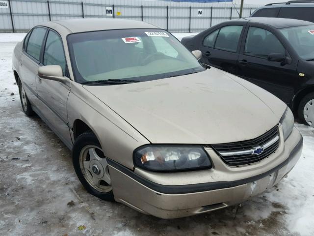 2G1WF52E629322710 - 2002 CHEVROLET IMPALA TAN photo 1