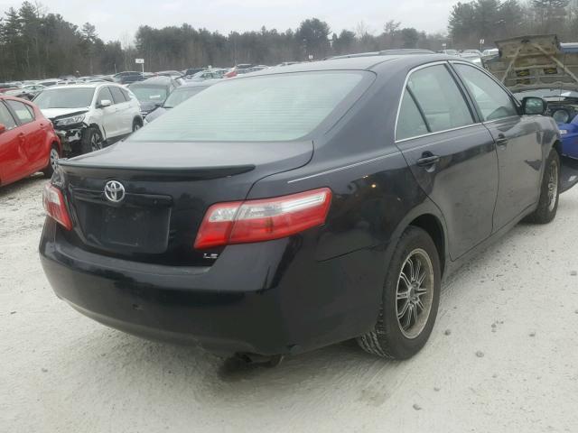 4T1BE46K57U627821 - 2007 TOYOTA CAMRY NEW BLACK photo 4