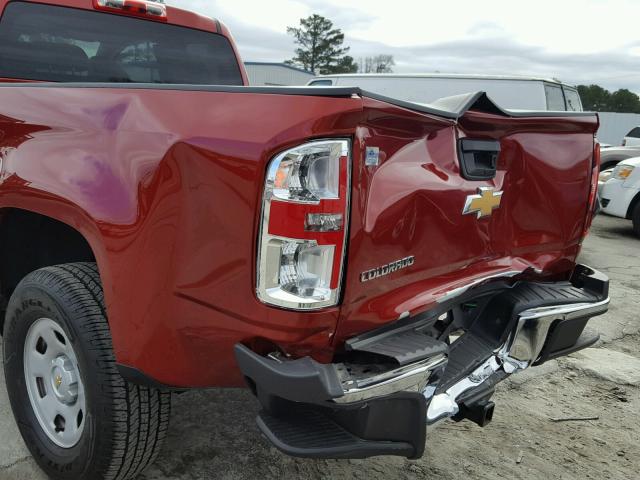 1GCHSBEAXG1352436 - 2016 CHEVROLET COLORADO RED photo 9