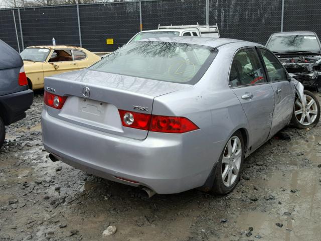 JH4CL96834C012944 - 2004 ACURA TSX SILVER photo 4