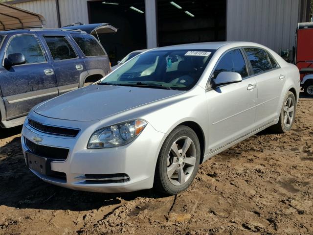 1G1ZJ57B994201841 - 2009 CHEVROLET MALIBU 2LT SILVER photo 2