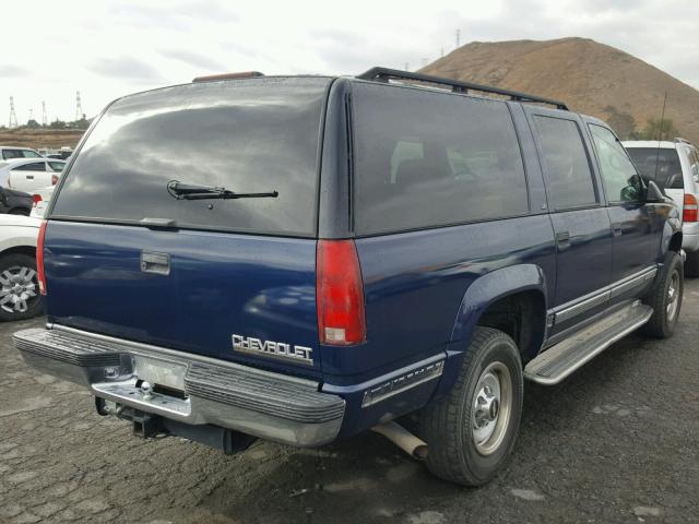 3GNGK26J5XG171327 - 1999 CHEVROLET SUBURBAN K BLUE photo 4