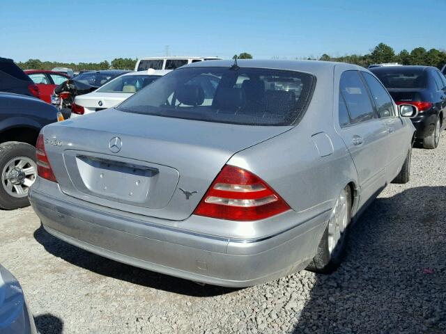 WDBNG70J61A178900 - 2001 MERCEDES-BENZ S 430 SILVER photo 4