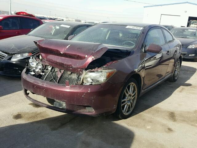 JTKDE177X50034829 - 2005 TOYOTA SCION TC 紫色 照片 2