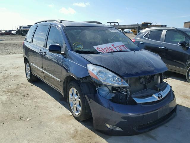 5TDZA22C96S561536 - 2006 TOYOTA SIENNA XLE BLUE photo 1