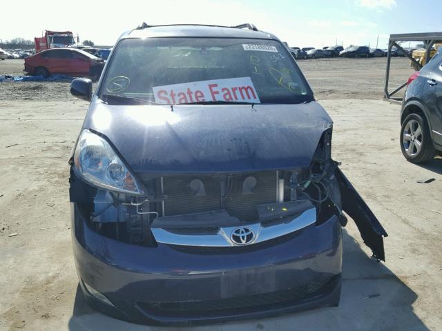 5TDZA22C96S561536 - 2006 TOYOTA SIENNA XLE BLUE photo 9