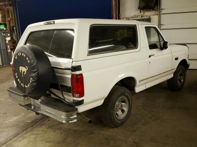 1FMEU15H7PLA97846 - 1993 FORD BRONCO U10 WHITE photo 4