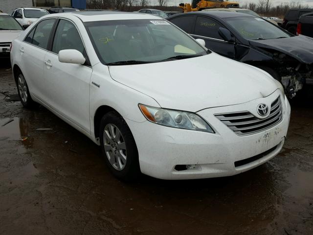 4T1BB46K79U083866 - 2009 TOYOTA CAMRY HYBR WHITE photo 1