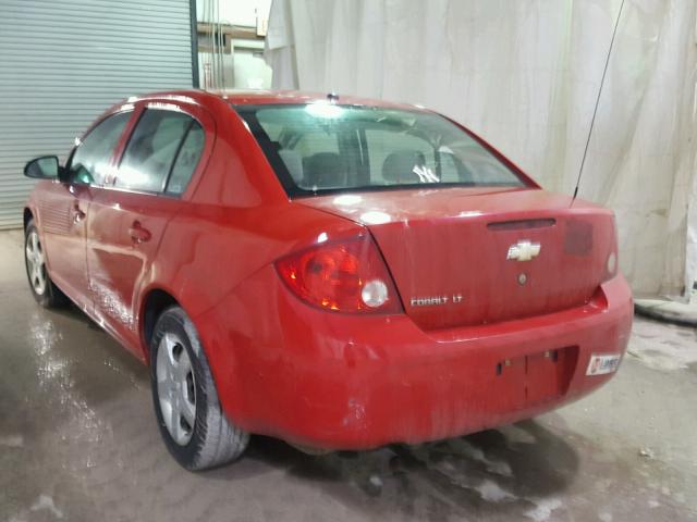 1G1AL58F087104548 - 2008 CHEVROLET COBALT LT RED photo 3