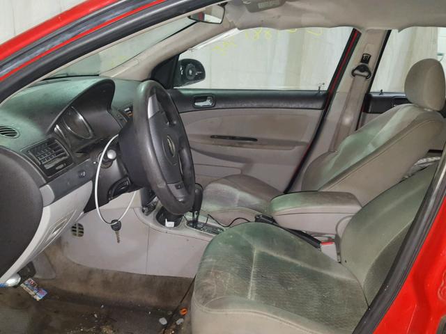 1G1AL58F087104548 - 2008 CHEVROLET COBALT LT RED photo 5