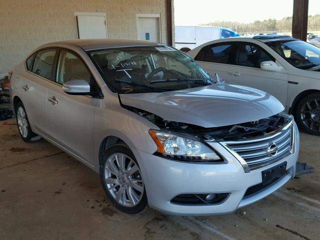 3N1AB7AP5DL687927 - 2013 NISSAN SENTRA S SILVER photo 1